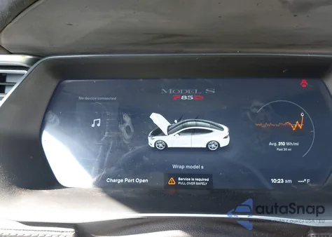 2015 Tesla Model S 85D/P85D из США, поврежденный, VIN 5YJSA1H43FF090595